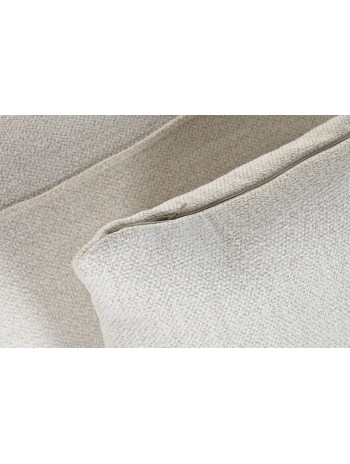 Sofá Madera De Hevea Poliéster 279X171X72 Crema.