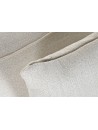 Sofá Madera De Hevea Poliéster 279X171X72 Crema.