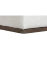Sofá Madera De Hevea Poliéster 279X171X72 Crema.