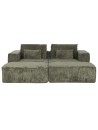 Sofá Poliéster Foam 220X158X91 Pana Verde.