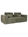 Sofá Poliéster Foam 220X158X91 Pana Verde.