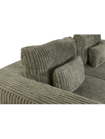 Sofá Poliéster Foam 220X158X91 Pana Verde.