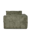 Sofá Poliéster Foam 220X158X91 Pana Verde.
