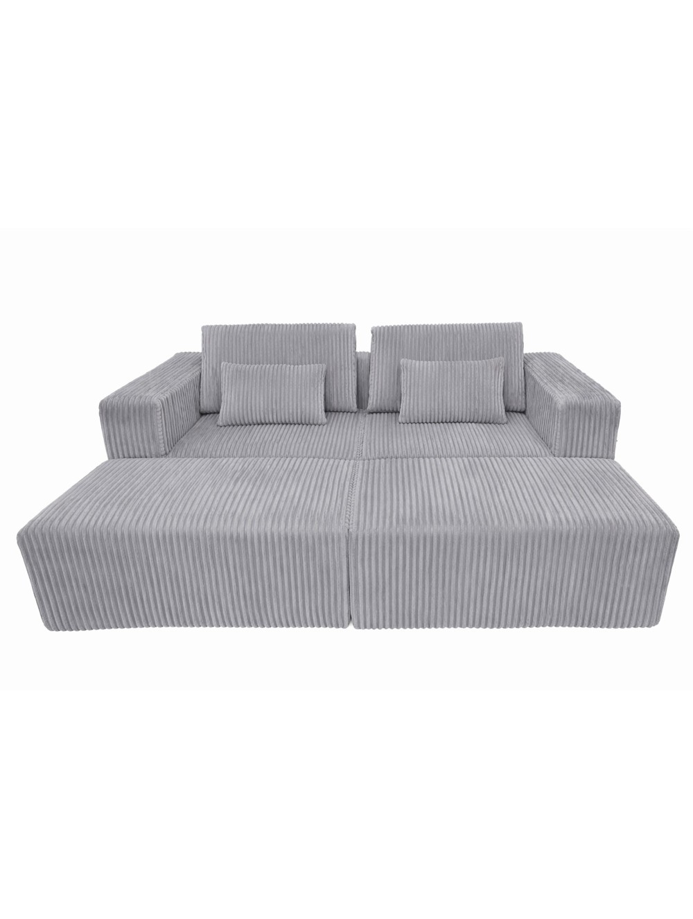 Sofá Poliéster Foam 220X158X91 Modular Pana.