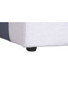 Sofá Lino Pluma 296X99X100 Blanco.