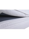 Sofá Lino Pluma 296X99X100 Blanco.