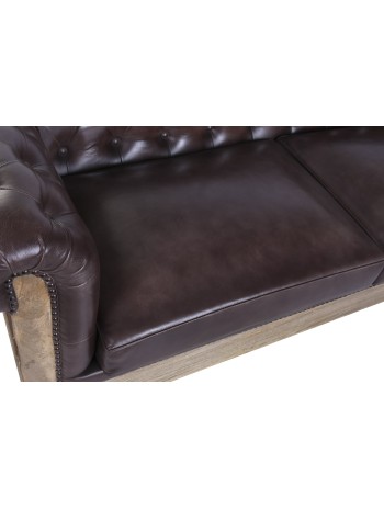 Sofá Piel Mango 190X77X80 Ruedas.