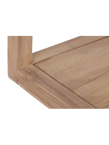 Mesa Centro Madera Reciclada Mármol 120X60X40.