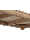 Mesa Centro Madera Reciclada Mármol 120X60X40.