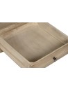 Mesa Centro Madera Mango 100X100X45 Cajones.