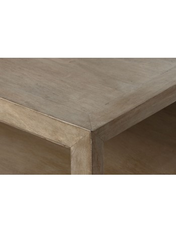 Mesa Centro Madera Mango 100X100X45 Cajones.