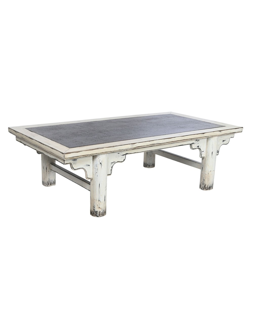 Mesa Centro Olmo Macizo Ratán 167X90X50 Decape.