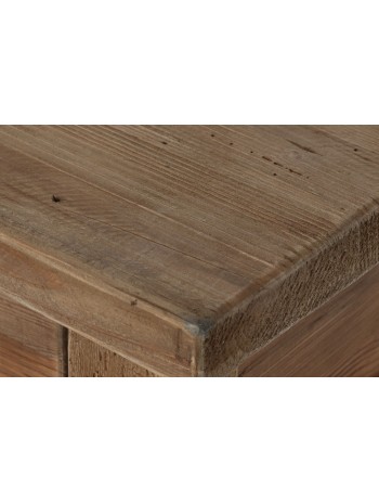 Mesa Centro Madera Reciclada Pino 130X90X38.