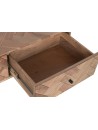 Mesa Centro Acacia Metal 110X60X45 Marrón.
