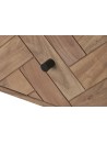 Mesa Centro Acacia Metal 110X60X45 Marrón.