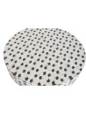 Mesa Centro Hueso 100X100X42 Taracea Bicolor.