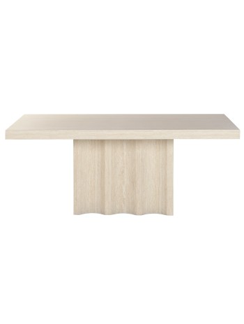 Mesa Comedor Madera Simil 180X90X76 Travertino.