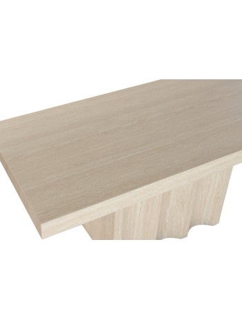 Mesa Comedor Madera Simil 180X90X76 Travertino.