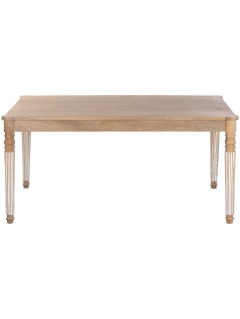 Mesa Comedor Mango 160X90X76 Marrón.