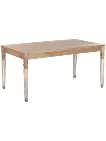 Mesa Comedor Mango 160X90X76 Marrón.