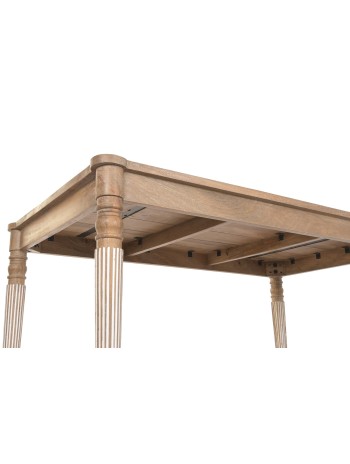 Mesa Comedor Mango 160X90X76 Marrón.