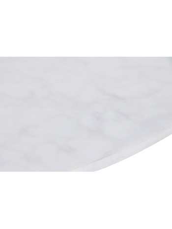 Mesa Comedor Redonda MDF 120X120X75 Simil Mármol.