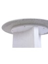 Mesa Comedor Redonda MDF 120X120X75 Simil Mármol.