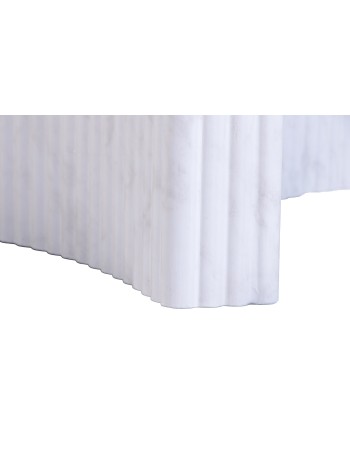 Mesa Comedor Redonda MDF 120X120X75 Simil Mármol.