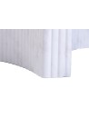 Mesa Comedor Redonda MDF 120X120X75 Simil Mármol.