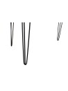 Mesa Comedor Acacia Metal 180X91X76 Marrón.