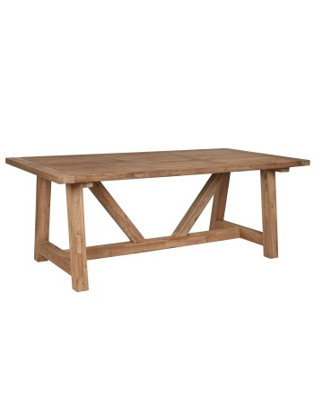 Mesa Comedor Teca 200X100X75 Natural.