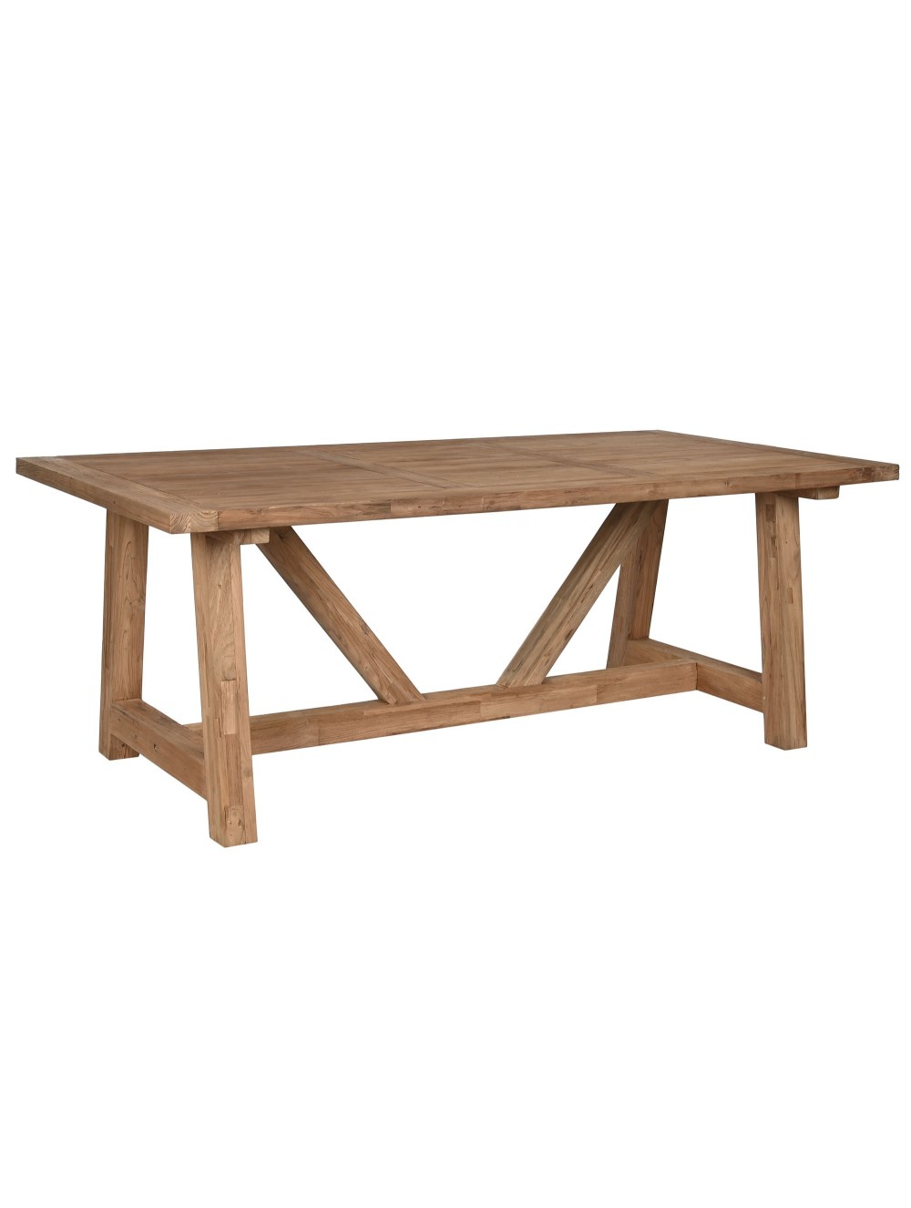 Mesa Comedor Teca 200X100X75 Natural.