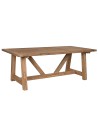 Mesa Comedor Teca 200X100X75 Natural.