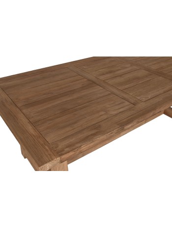 Mesa Comedor Teca 200X100X75 Natural.