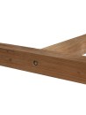 Mesa Comedor Teca 200X100X75 Natural.
