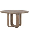 Mesa Comedor Redonda Teca Reciclada 140X140X78.