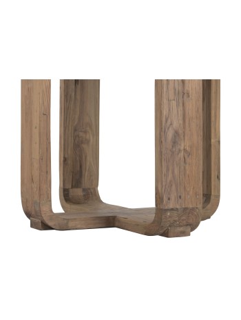 Mesa Comedor Redonda Teca Reciclada 140X140X78.