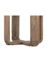 Mesa Comedor Redonda Teca Reciclada 140X140X78.