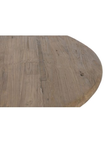 Mesa Comedor Redonda Teca Reciclada 140X140X78.