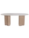 Mesa Comedor MDF Granito 180X90X75 Marrón Claro.