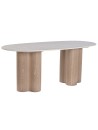 Mesa Comedor MDF Granito 180X90X75 Marrón Claro.