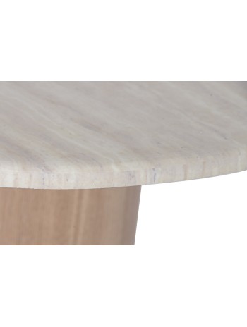 Mesa Comedor MDF Granito 180X90X75 Marrón Claro.