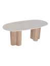 Mesa Comedor MDF Granito 180X90X75 Marrón Claro.