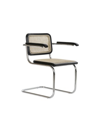 Silla Olmo Rartán 65,5X62X79 Rejilla Negro.