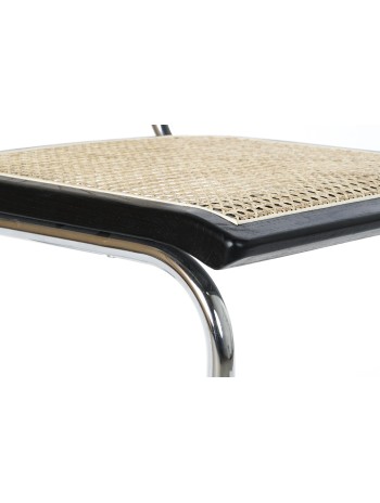 Silla Olmo Rartán 65,5X62X79 Rejilla Negro.