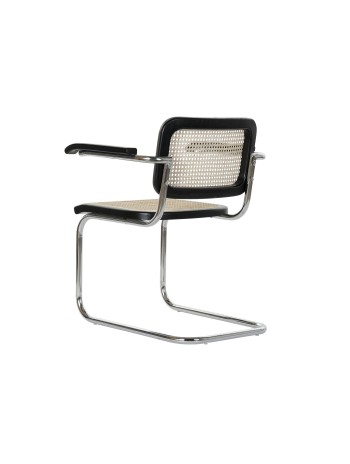 Silla Olmo Rartán 65,5X62X79 Rejilla Negro.