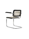 Silla Olmo Rartán 65,5X62X79 Rejilla Negro.