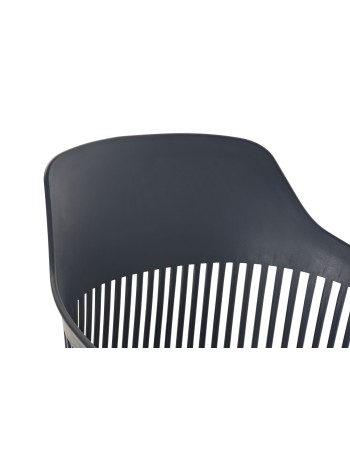 Silla PP Metal 56X53X81 Mate Azul Marino.