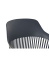 Silla PP Metal 56X53X81 Mate Azul Marino.