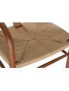 Silla Olmo Fibra 57X53X78 Marrón.